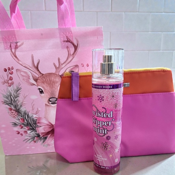 Bath & Body Works Accessories - Bath & Body Works Twisted Peppermint- Clinique - Holiday Gift Bag - NWT